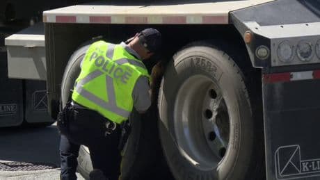 More than half of trucks stopped in B.C. safety blitz pulled from the road
