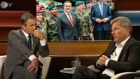 Habeck bei Lanz über den Krieg - „Lieber ich als meine Söhne“