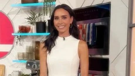 Christine Lampard’s ‘stunning’ white midi dress was designed by Michelle Keegan