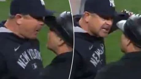 Seething Aaron Boone ejected for arguing controversial Yankees strike call
