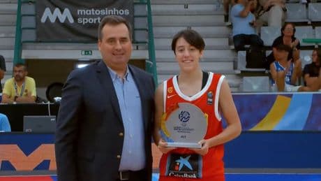 Gina García, MVP del Europeo Sub-20 ¡con solo 18 años!