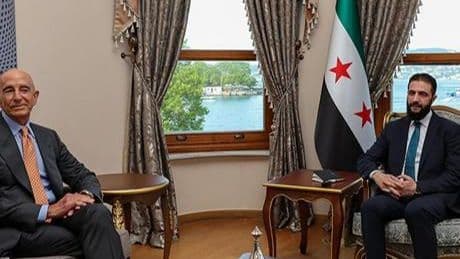 Suriye Cumhurbaşkanı Şara ABD Büyükelçisi Barrack’ı kabul etti