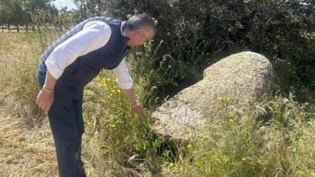 Investigan el derribo de un menhir de 5.000 años de antigüedad en Gamonal