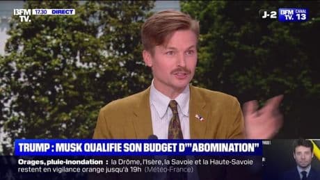Critiques d'Elon Musk sur le budget de Donald Trump: "Il reste un grand soutien", assène Nicolas Conquer, porte-parole des Republicans Overseas