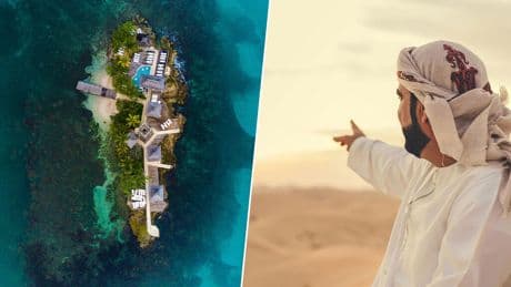 Una influencer quería tomar el sol en bikini en Dubái. Su marido hizo lo más lógico entre millonarios, comprarle una isla