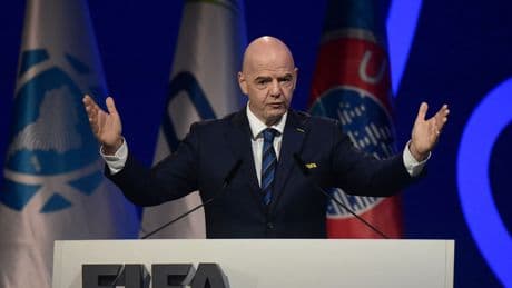 DFB-Boss und Co. protestieren - Eklat um FIFA-Boss Infantino