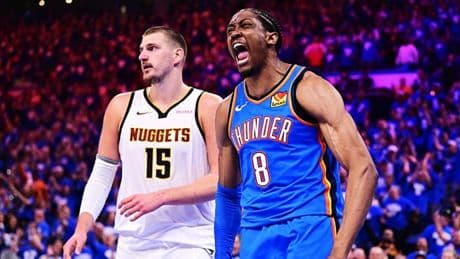 NBA'de Oklahoma City Thunder, Denver Nuggets'ı 125-93 yenerek Batı Konferansı finaline yükseldi!