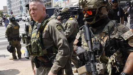 Trump's unprecedented show of force in L.A., Washington are pushing norms, sparking fears
