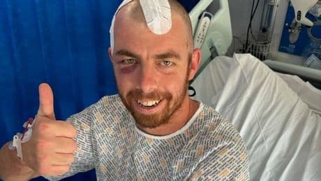 Dad went for eye test - days later he was having lifesaving surgery