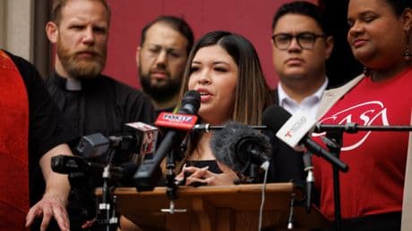 Kilmar Abrego Garcia pleads not guilty to smuggling charges as wife tells supporters to ‘have faith’