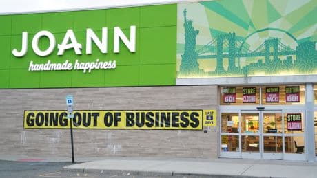 Massive craft retailer Joann to shutter last of 500 stores this week after bankruptcy filings, dismal sales