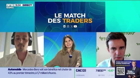 Le match des traders : Le CAC 40 en petite hausse - 30/04