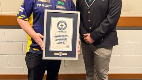 Luke Littler handed three Guinness World Records crowns as 18-year-old darts sensation picks up another accolade