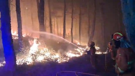 España, ante un 'lunes rojo' con incendios graves y alertas máximas: "No es una batalla, es la guerra", dice la UME