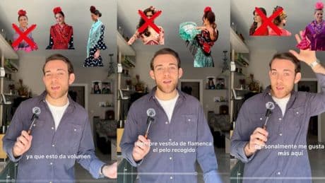 “Llevar el pelo suelto al vestirse de flamenca es un error, hay que llevarlo recogido”: los fallos más comunes de vestimenta para la Feria de Abril, según un andaluz