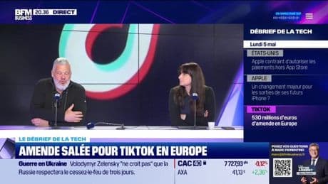 Amende salée pour Tiktok en Europe - 05/05