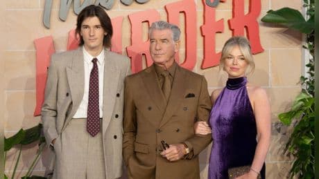 Premiere mit Sohn und Enkelin: Pierce Brosnan – drei Generationen purer Style