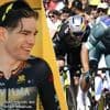 KIJK. Wout van Aert kan lachen bij het herbekijken van zijn sprint tegen Milan: “Zag er niet echt indrukwekkend uit”