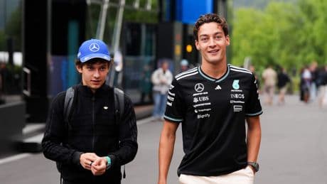 Mercedes-coureur George Russell zegt niet bezorgd te zijn: ’Ik heb geen haast om mijn toekomst veilig te stellen’