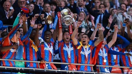 Crystal Palace give update after two stars were hospitalised after FA Cup final win