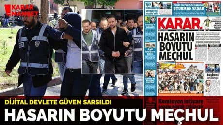 Hasarın boyutu meçhul
