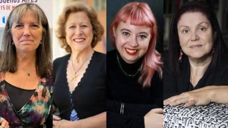 Piñeiro, Berna González-Harbour, María Zaragoza y Care Santos hablan de mujeres, de literatura y del idioma español