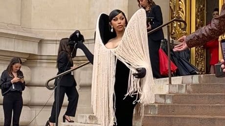 Paris couture week opens with Cardi B holding a live crow at Schiaparelli’s spectacle