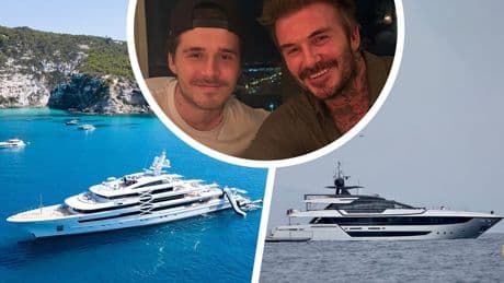 Luxuskahn-Duell der Beckhams - Papa, ich hab’ den Längsten