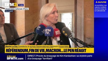 Marine Le Pen veut un référendum sur l'immigration