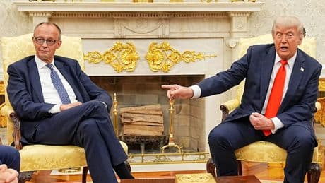 BILD hat die Redezeit gestoppt - Merz kam bei Trump kaum zu Wort