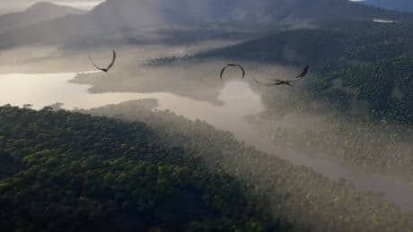 The Jurassic Park islands and dinos are coming to Microsoft Flight Simulator 2024