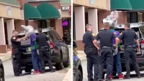 Dreams crushed! Kids watch as Chuck E. Cheese mascot is arrested on credit card fraud charges