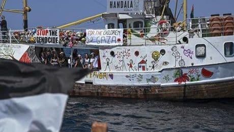 Son dakika: İsrail'den Gazze'ye yardım götüren Hanzala gemisine müdahale!