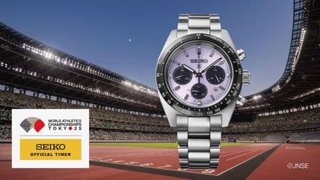 Un chronographe solaire Seiko pour les mondiaux d’athlétisme