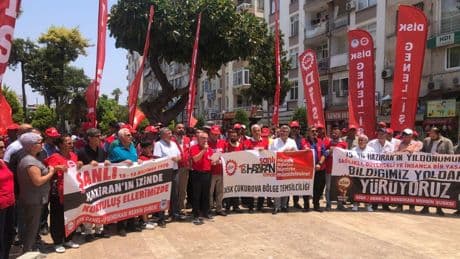 Mersin’de işçilerden 15-16 Haziran Direnişi’ne selam: “Ekmek, adalet, hürriyet için”