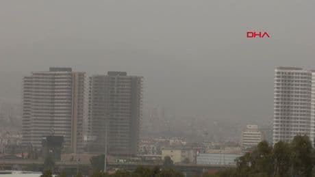 İzmir'de toz taşınımı