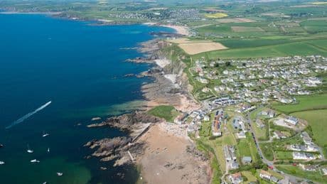 One of UK’s most tranquil seaside spots at risk of losing golden sands after huge blowhole emerges