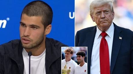 Carlos Alcaraz 'trying not to think about' Donald Trump attending his US Open final clash with Jannik Sinner