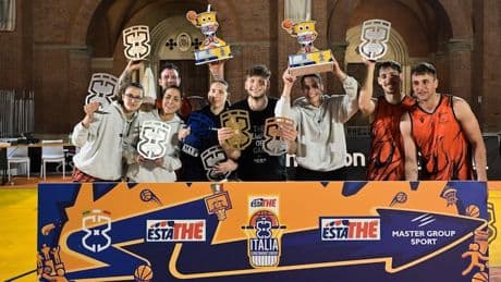 <p>Estath&eacute; 3&times;3 Italia 2025, The Goat Torino e Square Dunk vincono l&rsquo;Opening Tournament di Alba&nbsp;</p>
