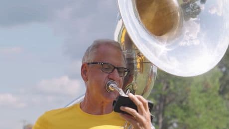 Retired Louisiana accountant Kent Broussard, 66, fulfills lifelong dream of joining LSU marching band