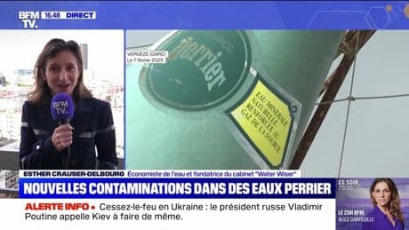 Contaminations dans des eaux Perrier: "L'eau minérale en bouteille qui est vendue en France subit beaucoup de contrôles", rappelle Esther Crauser-Delbourg, économiste de l'eau