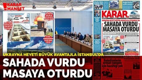 Ukrayna heyeti büyük avantajla İstanbul’da: Sahada vurdu masaya oturdu