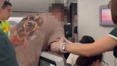'Drunk' man removed from flight after 'throwing up on passenger before take-off'