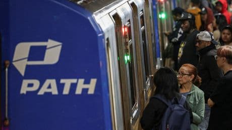 Fire Breaks Out Beneath PATH Train in Jersey City