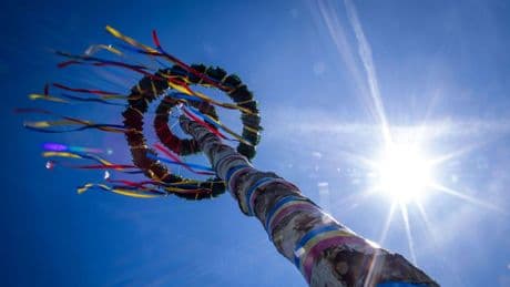 Nordrhein-Westfalen: Maibaum stürzt in Menschenmenge – ein Schwerverletzter