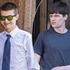 Pictured: Two men accused of 'swatting' by making hoax calls to US and Canadian police - as they appear in court