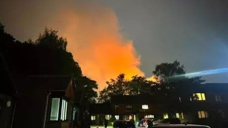 Woolton Hall fire LIVE: Huge Liverpool building blaze and 'stay away' warning