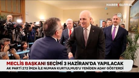 Meclis Başkanı Seçimi 3 Haziran'da yapılacak