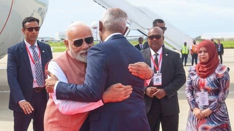India's Modi announces credit worth $565 million to the Maldives and launches free trade talks