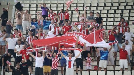 Yunan basınından Samsunspor taraftarına övgü: "Çoğu zaman görülmeyen bir hareket"